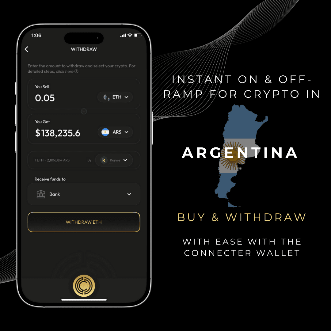 The Connecter Wallet — Buy & Sell Bitcoin, Ethereum & Cryptocurrency in Argentina