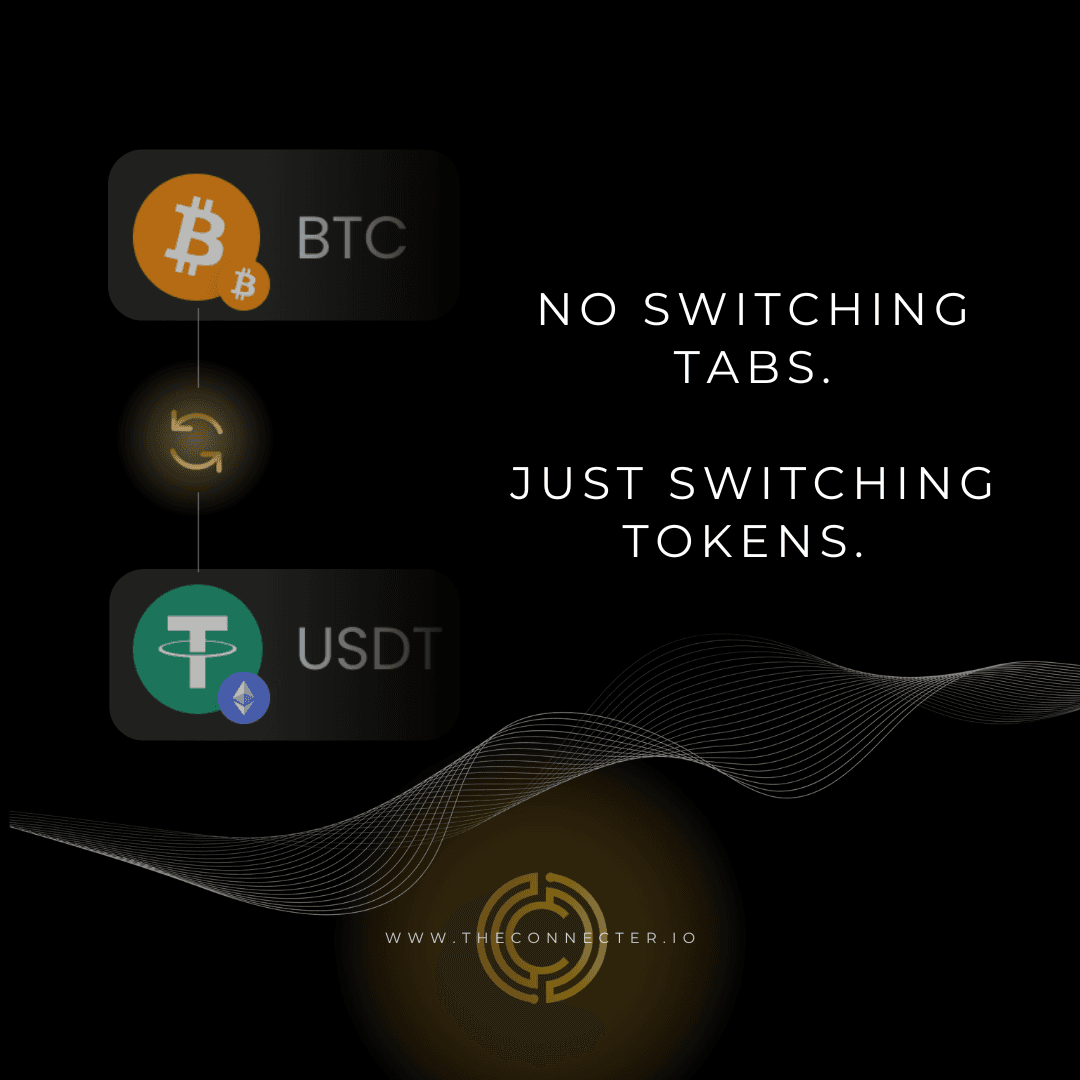 The Connecter — Just Swapping Tokens: The Simplicity DeFi Desperately Needed