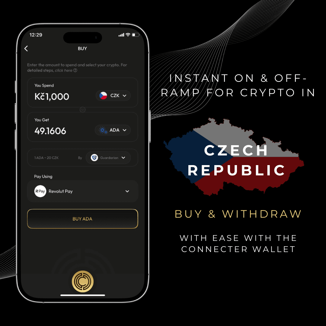 The Connecter Wallet — Buy & Sell Bitcoin, Ethereum & Cryptocurrency in Czech Republic