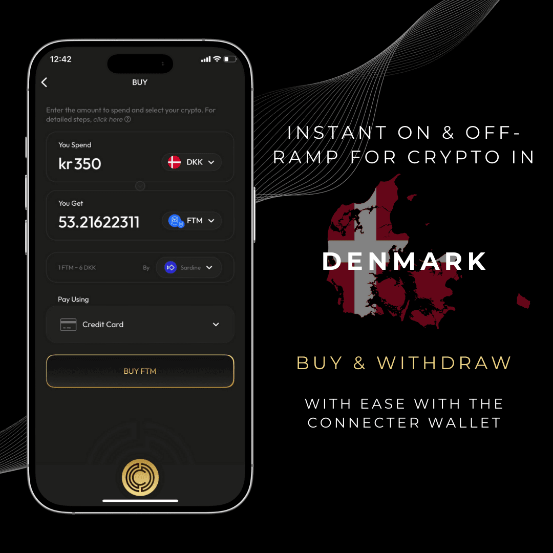 The Connecter Wallet — Buy & Sell Bitcoin, Ethereum & Cryptocurrency in Denmark